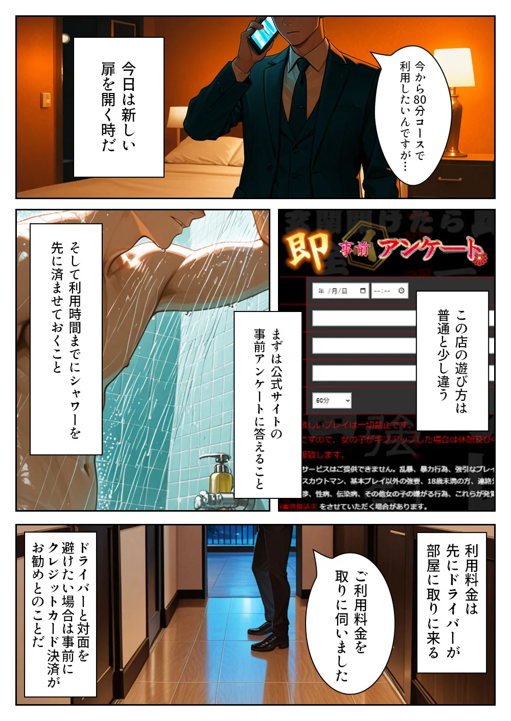 体験漫画 2ページ目